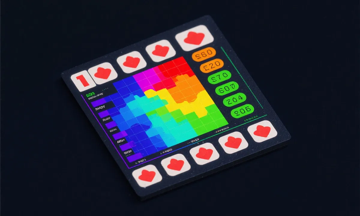 号码分布与统计图示意